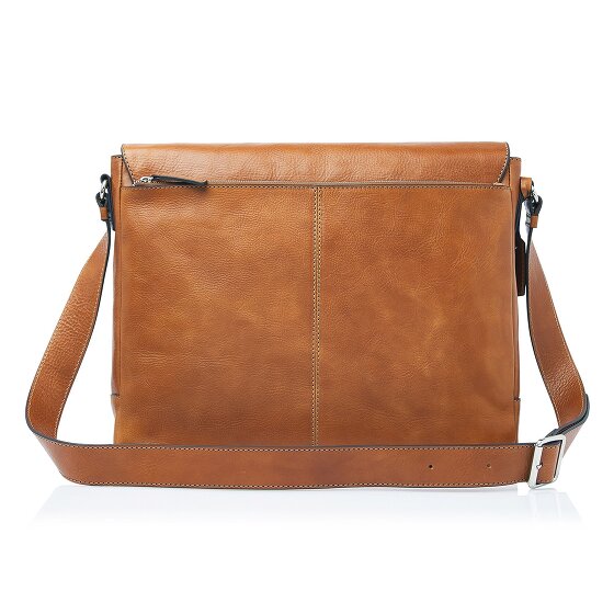 Castelijn & Beerens Mark Aktetas Messenger RFID-bescherming Leer 39 cm Laptop compartiment