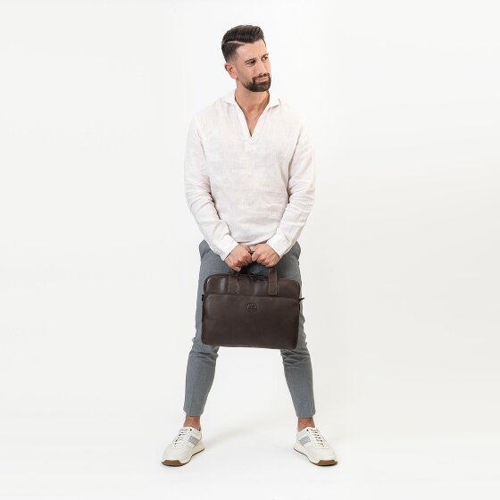 Farmhood Nashville Koffer Leer 39 cm Laptop compartiment