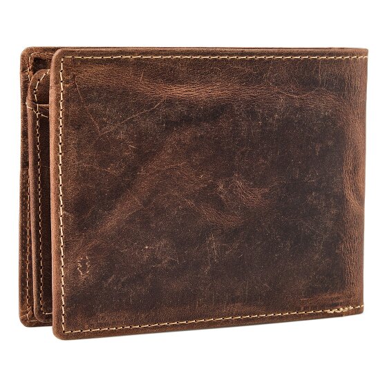Greenburry Karpfen Portemonnee Leer 12 cm