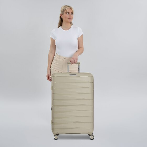 Franky London 4 wielen Trolley L 74 cm met uitbreidingsplooi