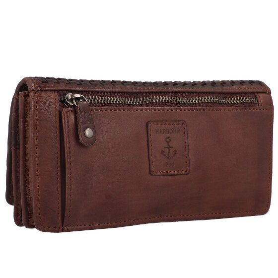 Harbour 2nd Soft Weaving Shelly Portemonnee Leer 18.5 cm