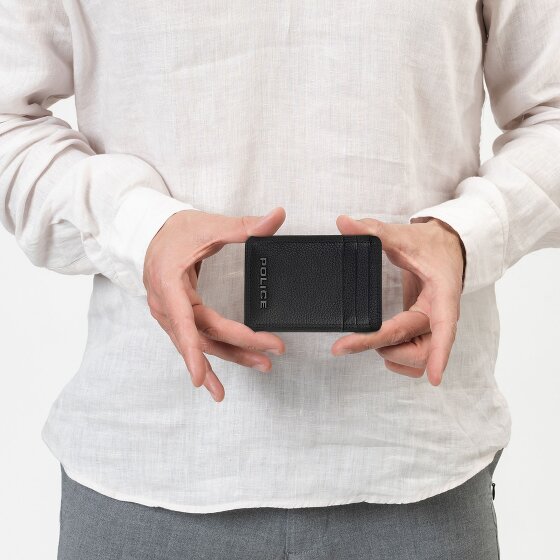 Police Kredietkaart etui RFID-bescherming Leer 7 cm