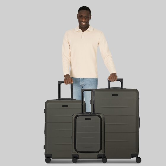 Police London 4 wielen Kofferset 3-delig met uitbreidingsplooi