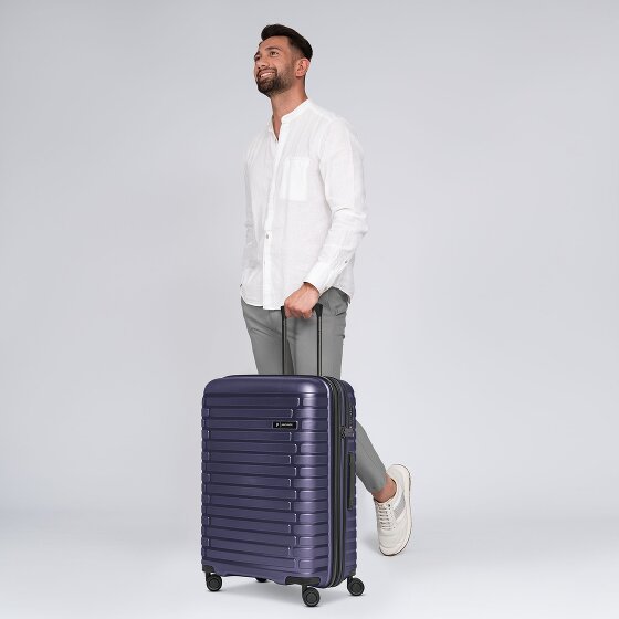 Pactastic Collection 04 THE MEDIUM + 4 wielen Trolley M 66 cm met uitbreidingsplooi