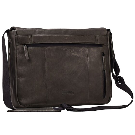 Leonhard Heyden Den Haag Messenger Leer 37 cm Laptopcompartiment
