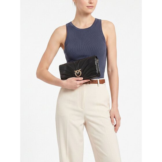 PINKO Love Horizontal Clutch Leder 27 cm