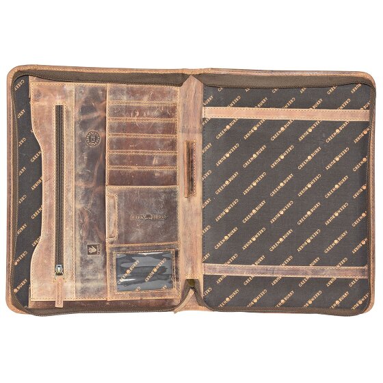 Greenburry Vintage Ringmap Leer 26 cm