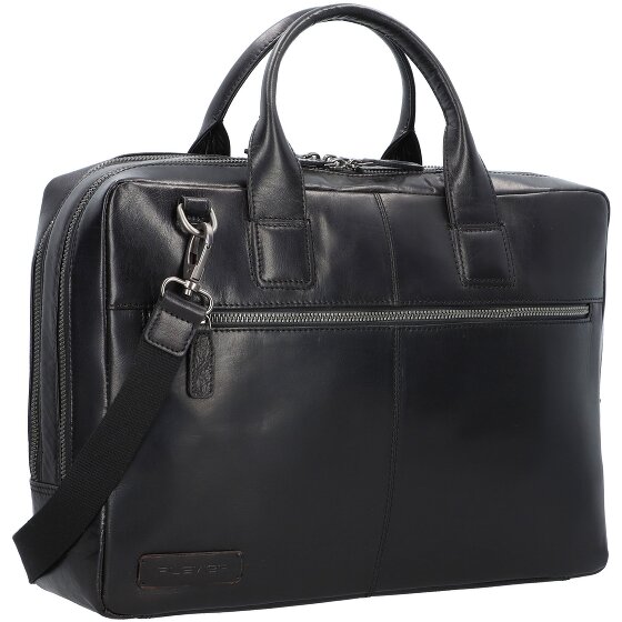 Plevier Rock Flint Koffer RFID-bescherming Leer 41 cm Laptop compartiment