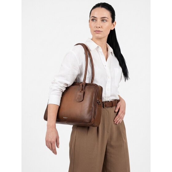 Burkely Ledger Aktentas Leder 40 cm Laptopvak