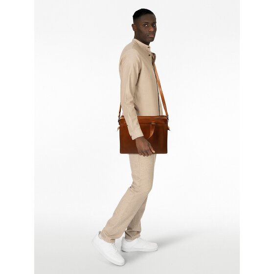 The Bridge Leone Koffer Leer 36 cm Laptop compartiment