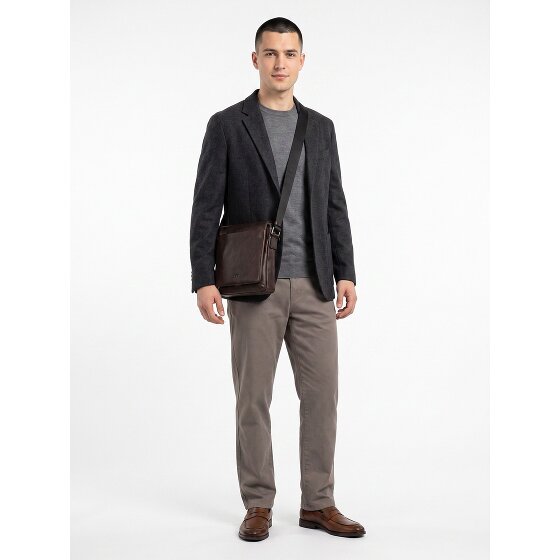 Jost Glasgow Crossbody tas S RFID-bescherming Leder 23 cm