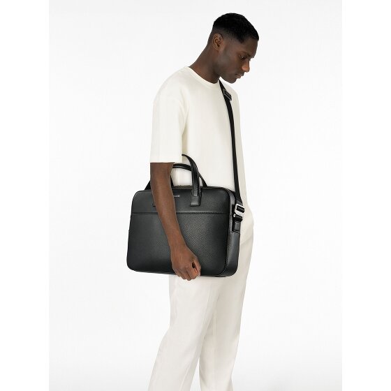 Bogner Kiroro Marlon Koffer Leer 39 cm Laptop compartiment