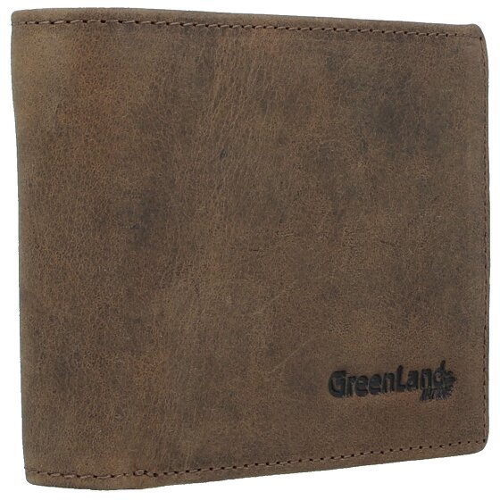 Greenland Nature Portemonnee RFID Leer 11,5 cm Greenland Nature Portemonnee RFID Leer 11,5 cm