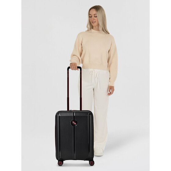 Polestream Paris 4 wielen Cabinewagen 55 cm met uitbreidingsplooi