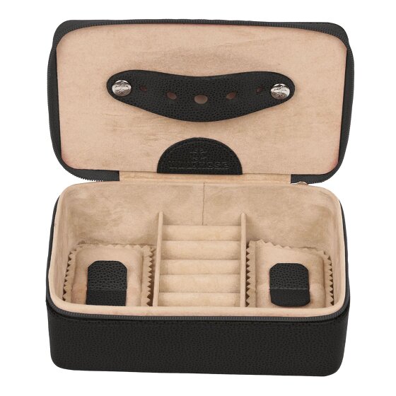 Windrose Beluga Juwelenkistje Leer 14.5 cm