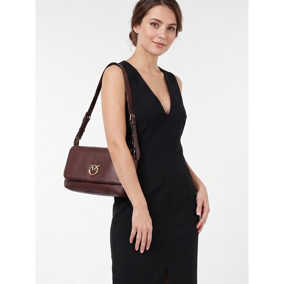 PINKO Click Soft Classic Schoudertas Leder 32 cm