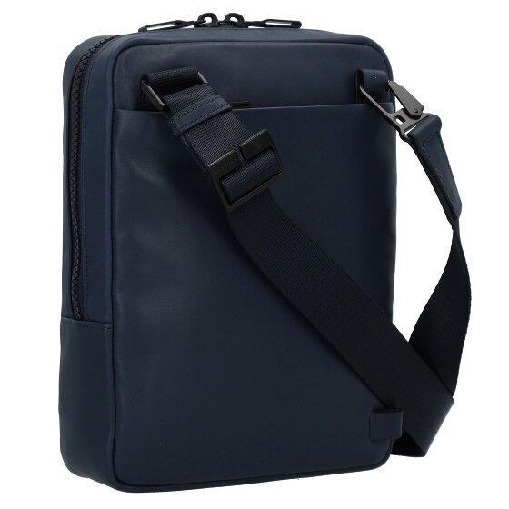 Piquadro Liko Mini tas Schoudertas RFID-bescherming Leer 17 cm
