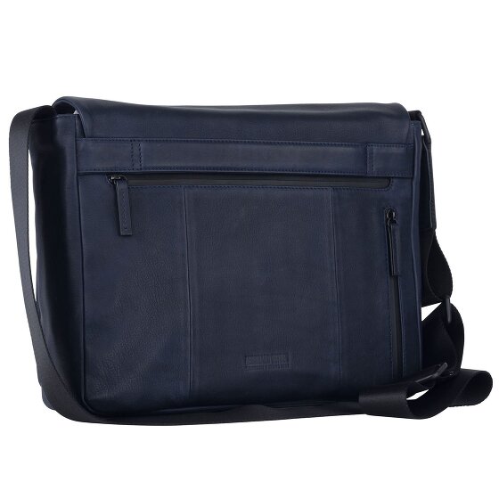 Leonhard Heyden Den Haag Messenger Leer 37 cm Laptopcompartiment