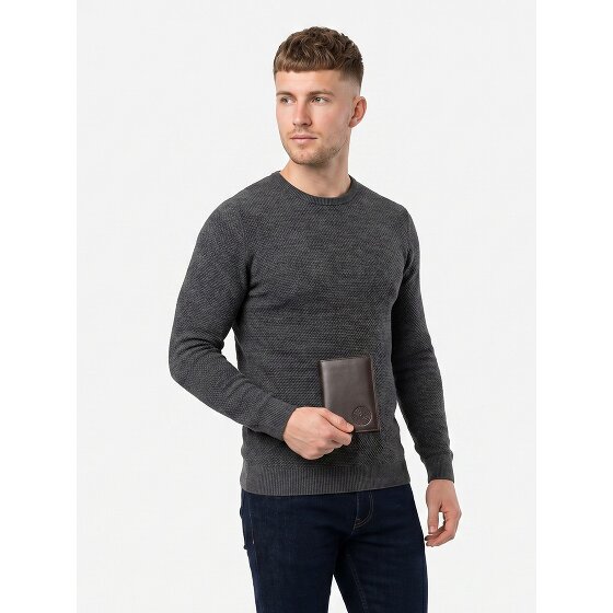 oxmox Leather Portemonnee RFID-bescherming Leder 13 cm