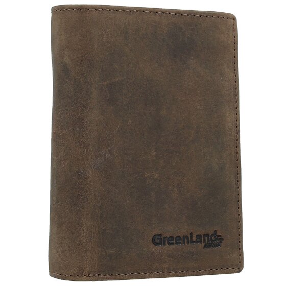 Greenland Nature Portemonnee RFID Leer 9 cm Greenland Nature Portemonnee RFID Leer 9 cm