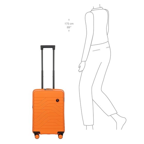 Bric's BY Ulisse 4-wielige cabinewagen 55 cm