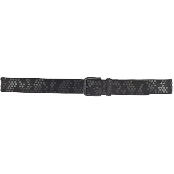 b.belt Studded riem leer