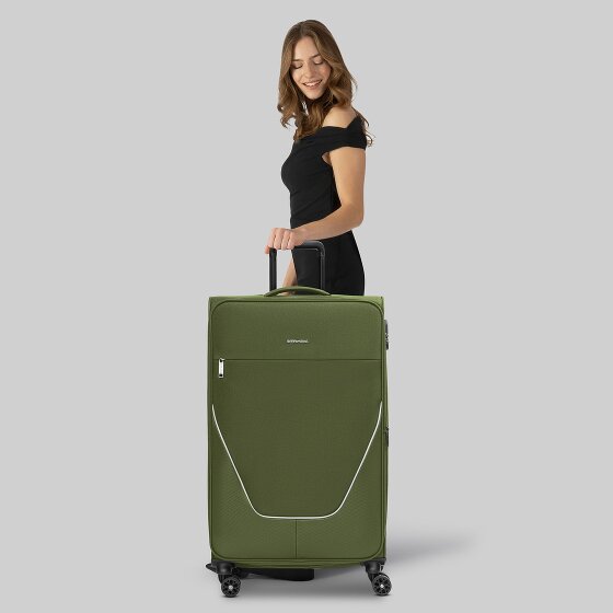 Stratic taska 4-wiel trolley L 76 cm met uitvouwbare plooi