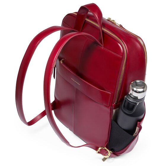 Piquadro Blue Square Dagrugzak RFID-bescherming Leer 37 cm Laptop compartiment