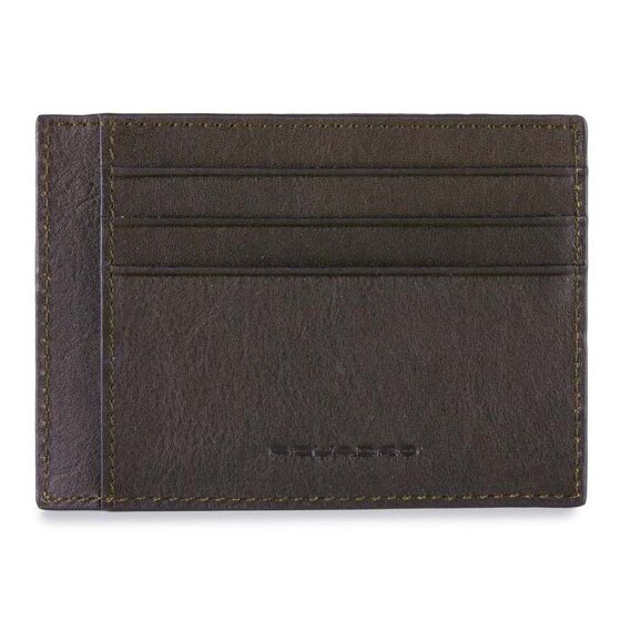Piquadro Black Square Kredietkaart etui Leer 11 cm