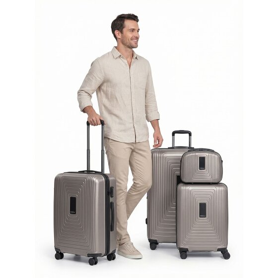 Redolz Essentials 14 4-wiel kofferset + beautycase 4 stuks met stretchvouw