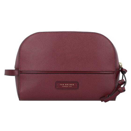 The Bridge Domitilla Toilettas Leer 14 cm