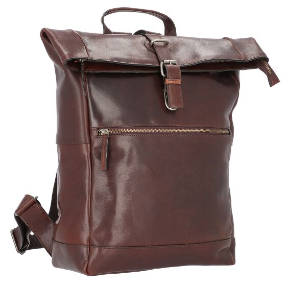 Leonhard Heyden Roma Zakelijke rugzak Leer 40 cm Laptop compartiment