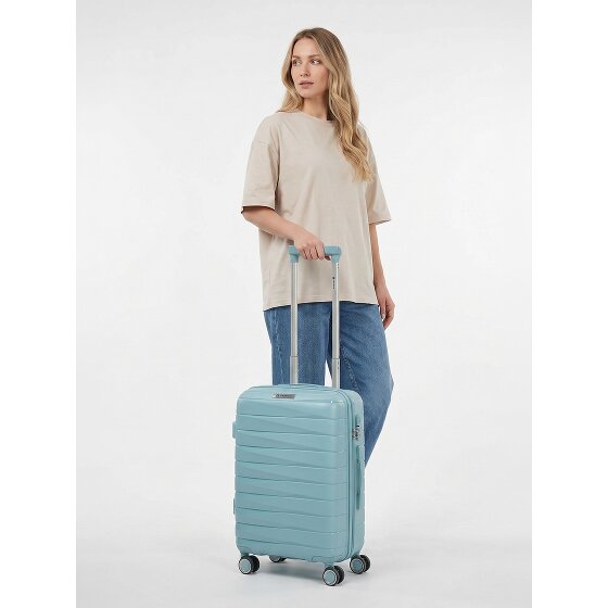 Franky London 4 wielen Cabinewagen S 55 cm met uitbreidingsplooi