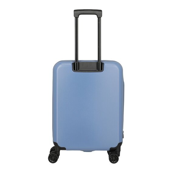 Travelite Basics opvouwbare 4-wiel cabinewagen 55 cm met uitbreidingsplooi