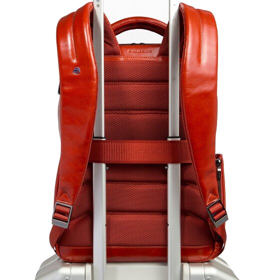 Piquadro Blue Square Dagrugzak Leer 29 cm Laptop compartiment