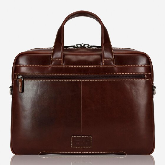 Jekyll & Hide Oxford Koffer Leer 38 cm Laptop compartiment