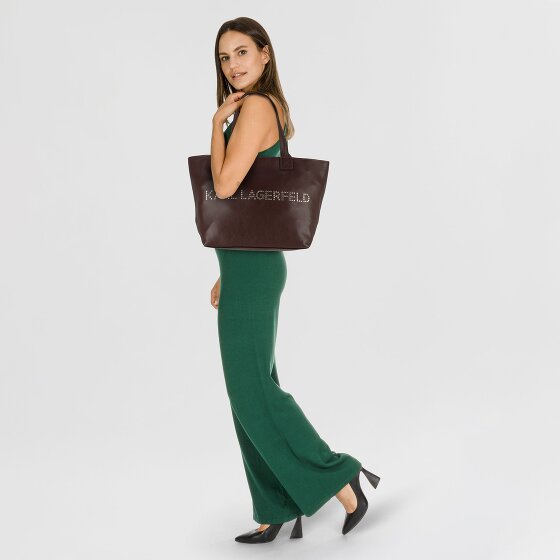 Karl Lagerfeld Signature Shopper Tas Leer 33 cm