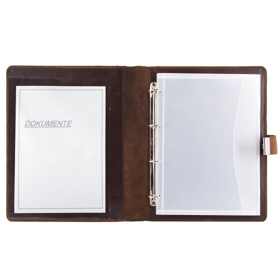 Alassio Schrijfmap Leer 28 cm