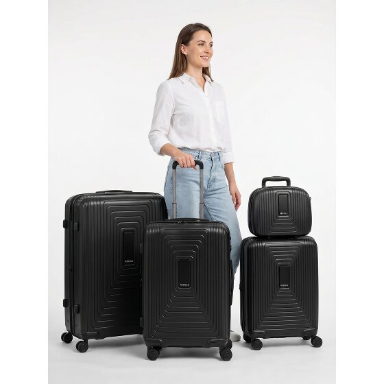 Redolz Essentials 14 4-wiel kofferset + beautycase 4 stuks met stretchvouw