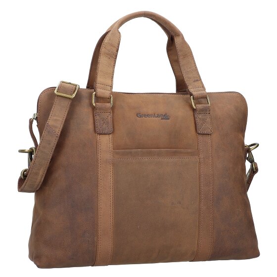 Greenland Nature Montenegro Aktetas Leer 40 cm Laptopcompartiment Greenland Nature Montenegro Aktetas Leer 40 cm Laptopcompartiment