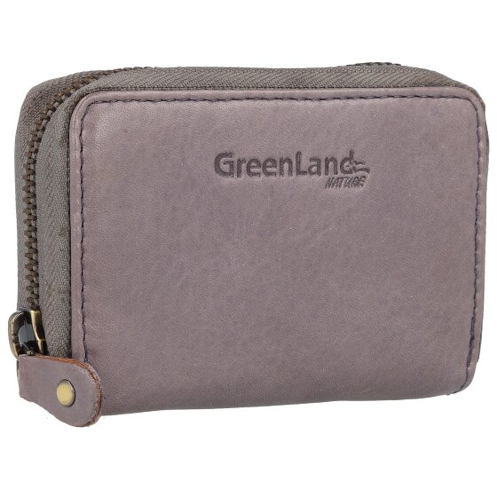 Greenland Nature Creditcard etui RFID Leer 10,5 cm