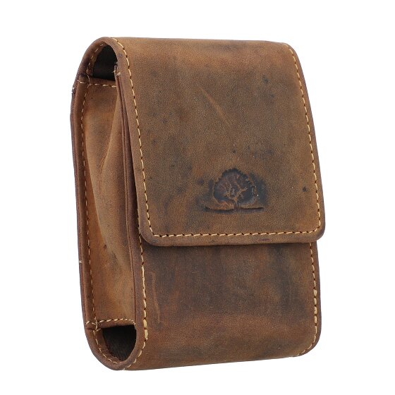 Greenburry Vintage sigarettenkoker leer 7,5 cm