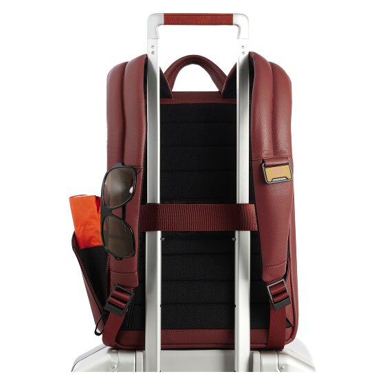Piquadro Russell Zakelijke rugzak RFID-bescherming Leer 42 cm Laptop compartiment
