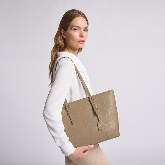 Lazarotti Bologna Leather Shopper Tas Leer 35 cm