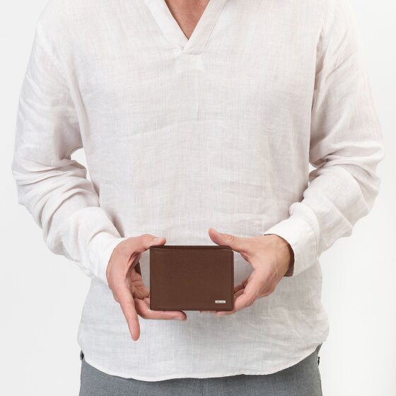 Redolz Leather Essentials QF portemonnee RFID leer 12 cm uitklapbaar