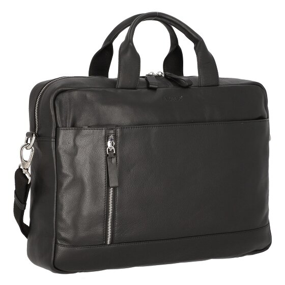 Alassio Tiber aktetas leer 41 cm laptopvak