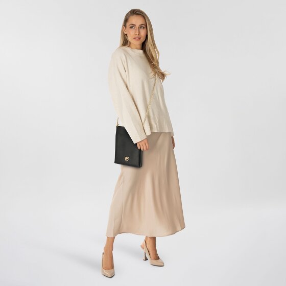 PINKO Flat Mini tas Schoudertas Leer 17 cm