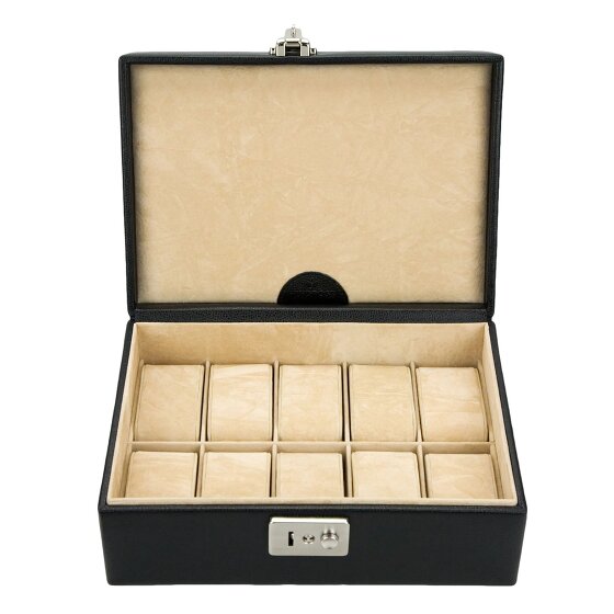 Windrose Beluga Juwelenkistje Leer 24 cm