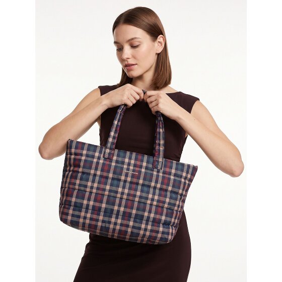 Mandarina Duck Tartan Shopper Tas 42 cm