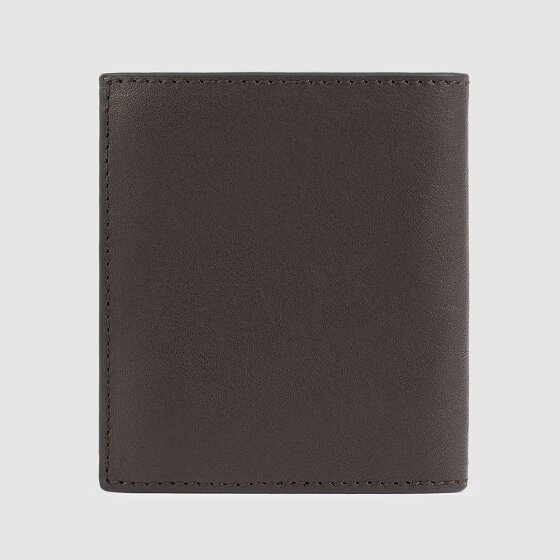 Piquadro Black Square Portemonnee RFID-bescherming Leer 8.5 cm